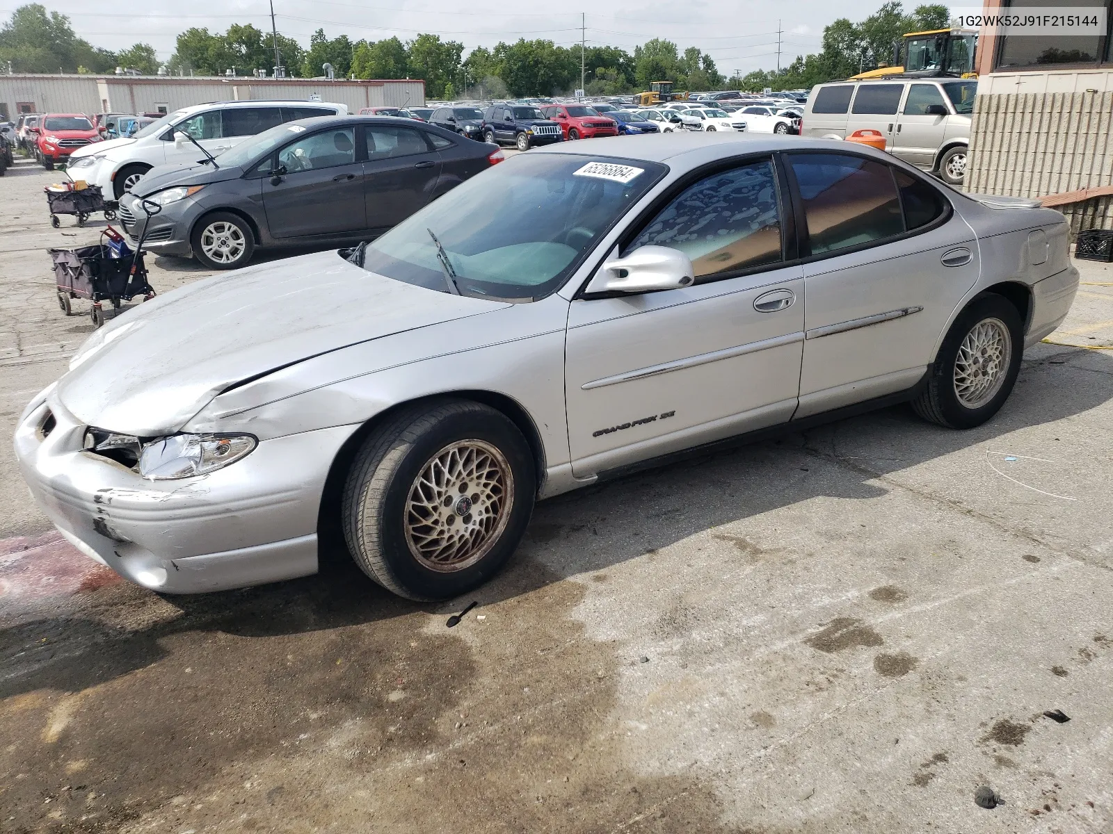 2001 Pontiac Grand Prix Se VIN: 1G2WK52J91F215144 Lot: 65266864