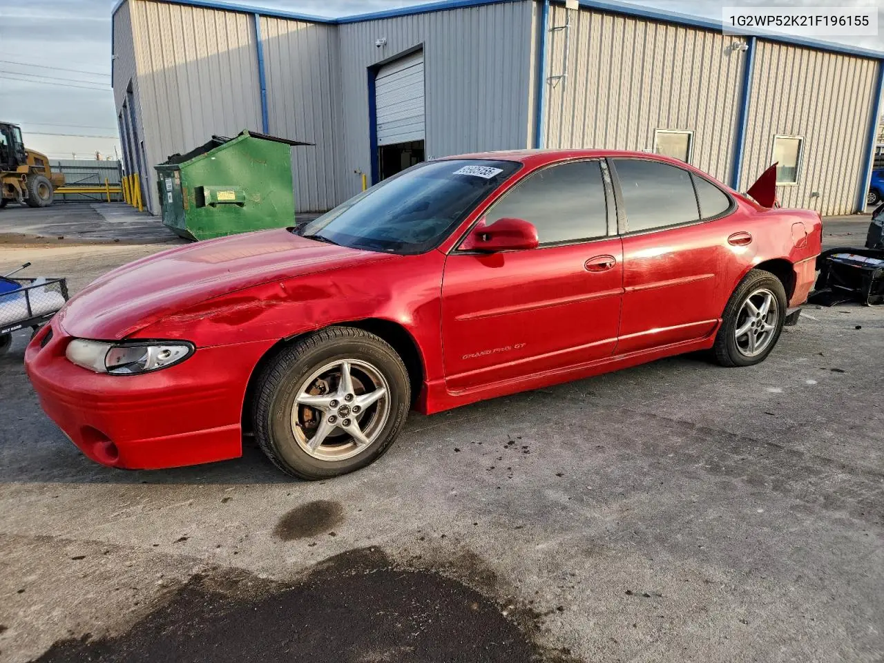 1G2WP52K21F196155 2001 Pontiac Grand Prix Gt