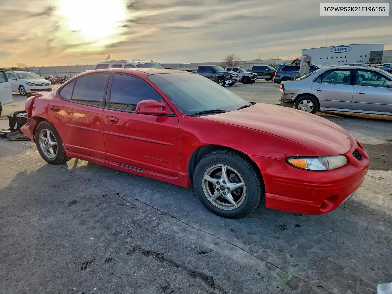 1G2WP52K21F196155 2001 Pontiac Grand Prix Gt