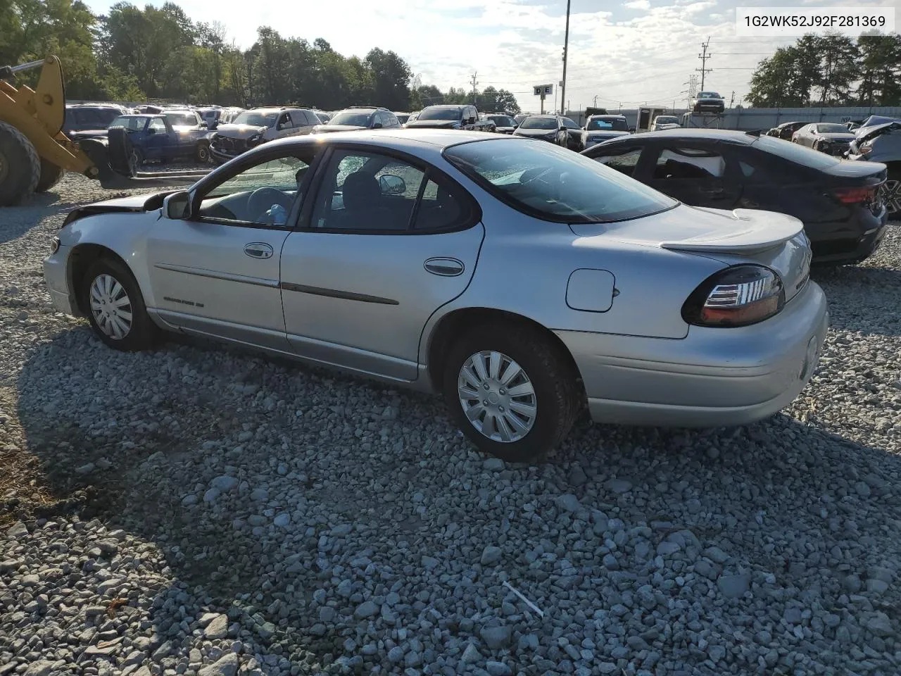 1G2WK52J92F281369 2002 Pontiac Grand Prix Se