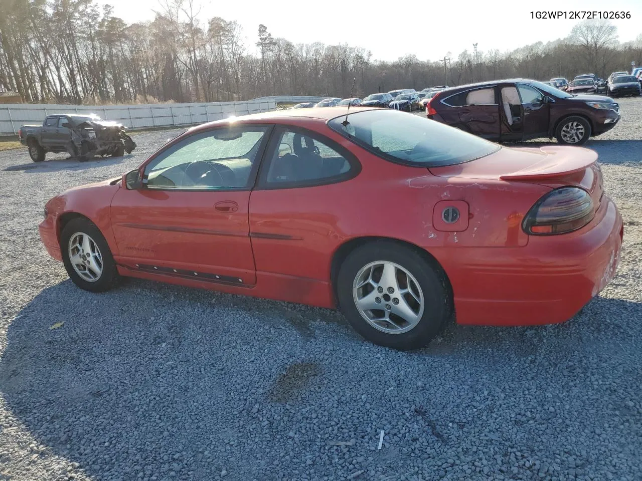 1G2WP12K72F102636 2002 Pontiac Grand Prix Gt