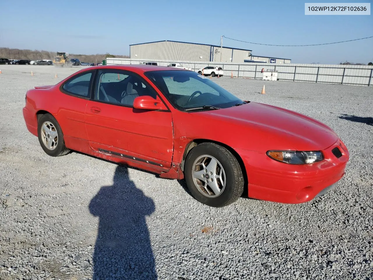 2002 Pontiac Grand Prix Gt VIN: 1G2WP12K72F102636 Lot: 44235914