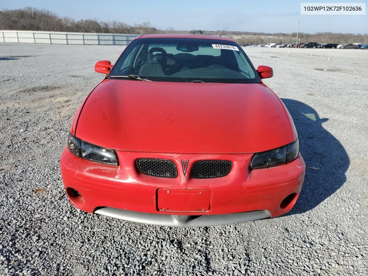 1G2WP12K72F102636 2002 Pontiac Grand Prix Gt