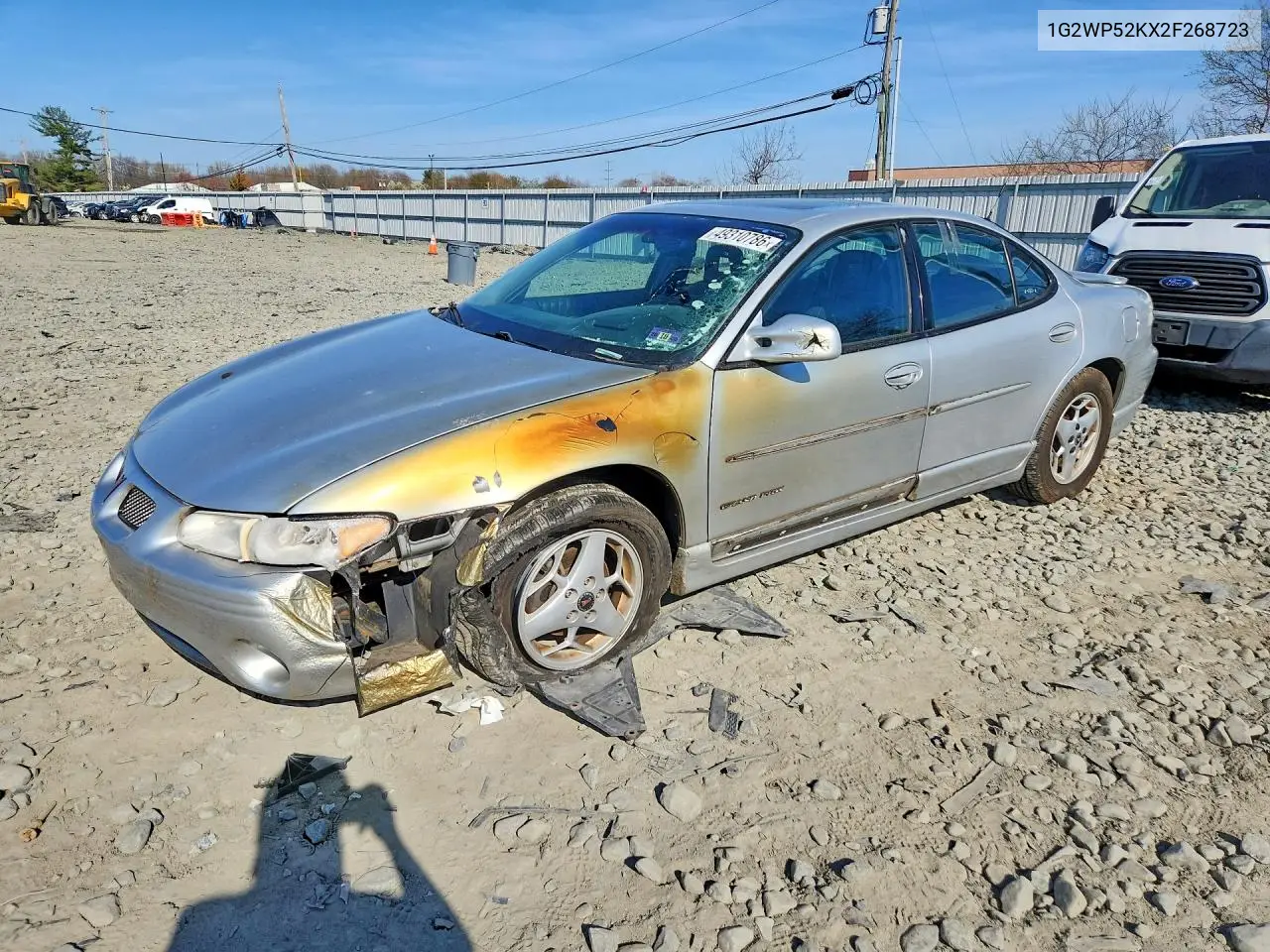 2002 Pontiac Grand Prix Gt VIN: 1G2WP52KX2F268723 Lot: 49310786