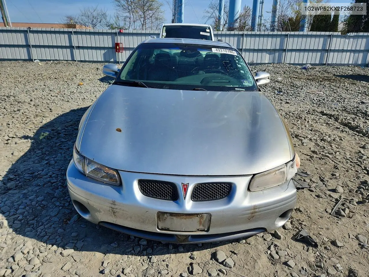 2002 Pontiac Grand Prix Gt VIN: 1G2WP52KX2F268723 Lot: 49310786