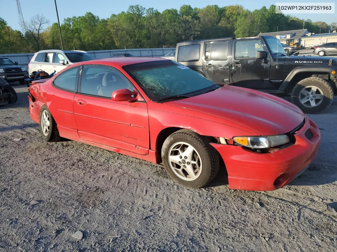 2002 Pontiac Grand Prix Gt VIN: 1G2WP12KX2F251963 Lot: 52048004