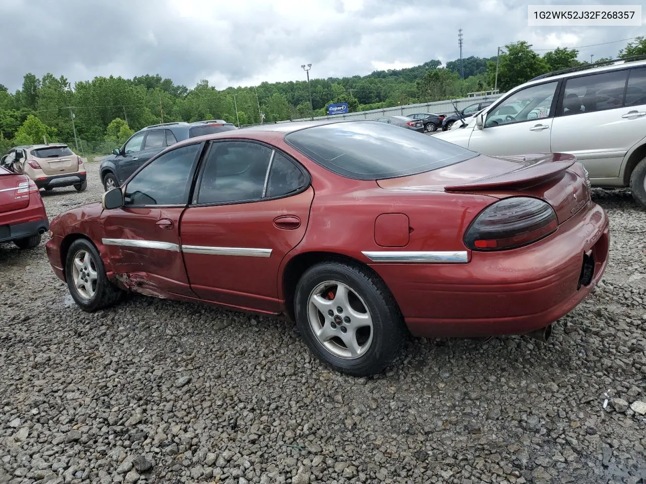 2002 Pontiac Grand Prix Se VIN: 1G2WK52J32F268357 Lot: 54687254