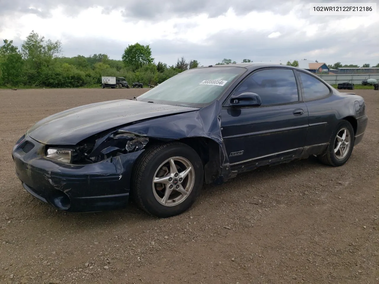 2002 Pontiac Grand Prix Gtp VIN: 1G2WR12122F212186 Lot: 56088054