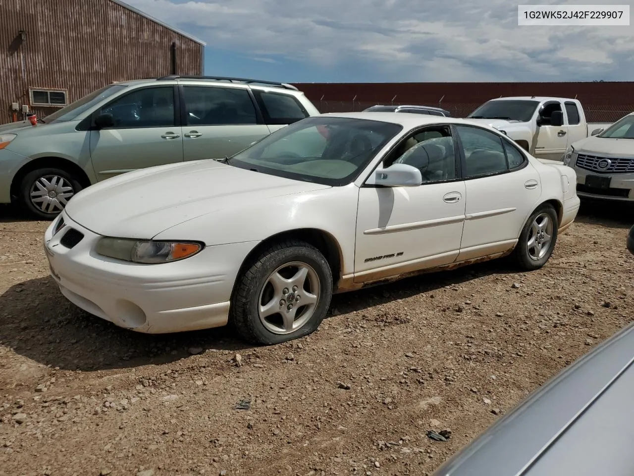 2002 Pontiac Grand Prix Se VIN: 1G2WK52J42F229907 Lot: 58113564