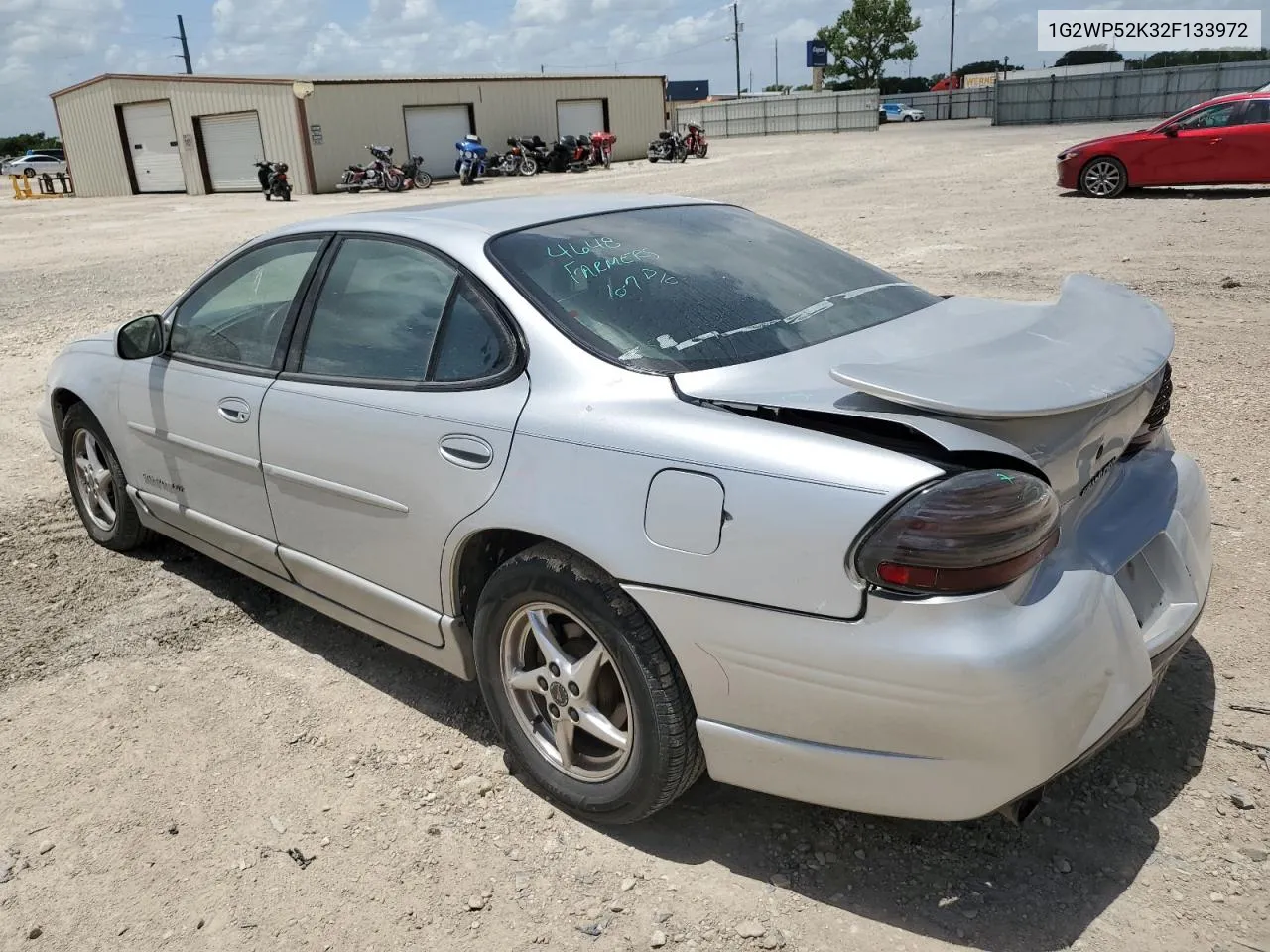 2002 Pontiac Grand Prix Gt VIN: 1G2WP52K32F133972 Lot: 59106424