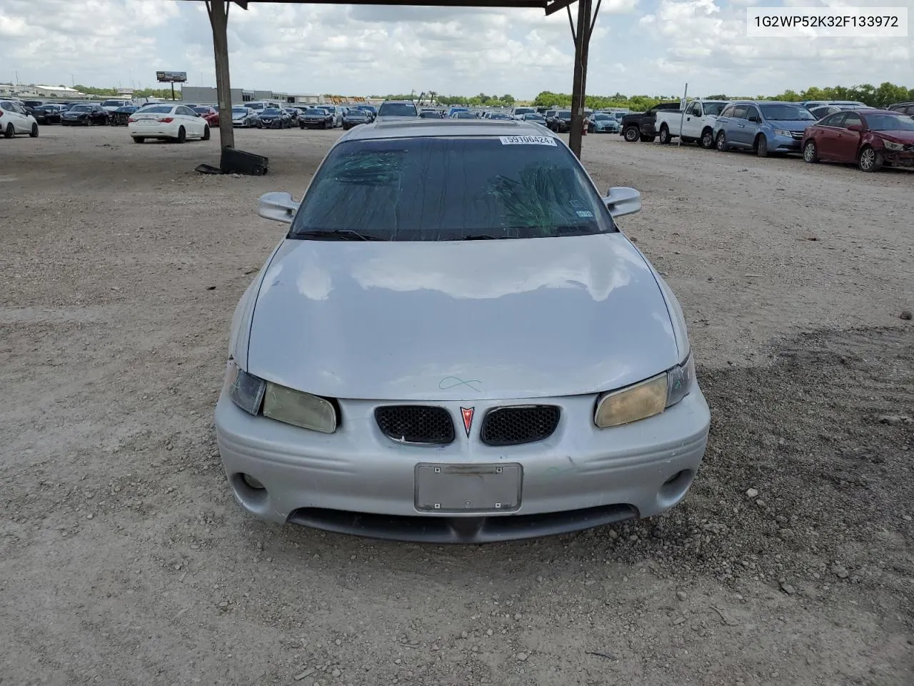 2002 Pontiac Grand Prix Gt VIN: 1G2WP52K32F133972 Lot: 59106424