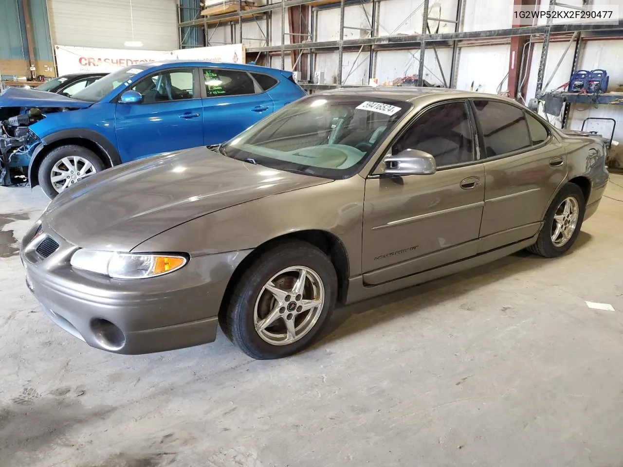 2002 Pontiac Grand Prix Gt VIN: 1G2WP52KX2F290477 Lot: 59416524