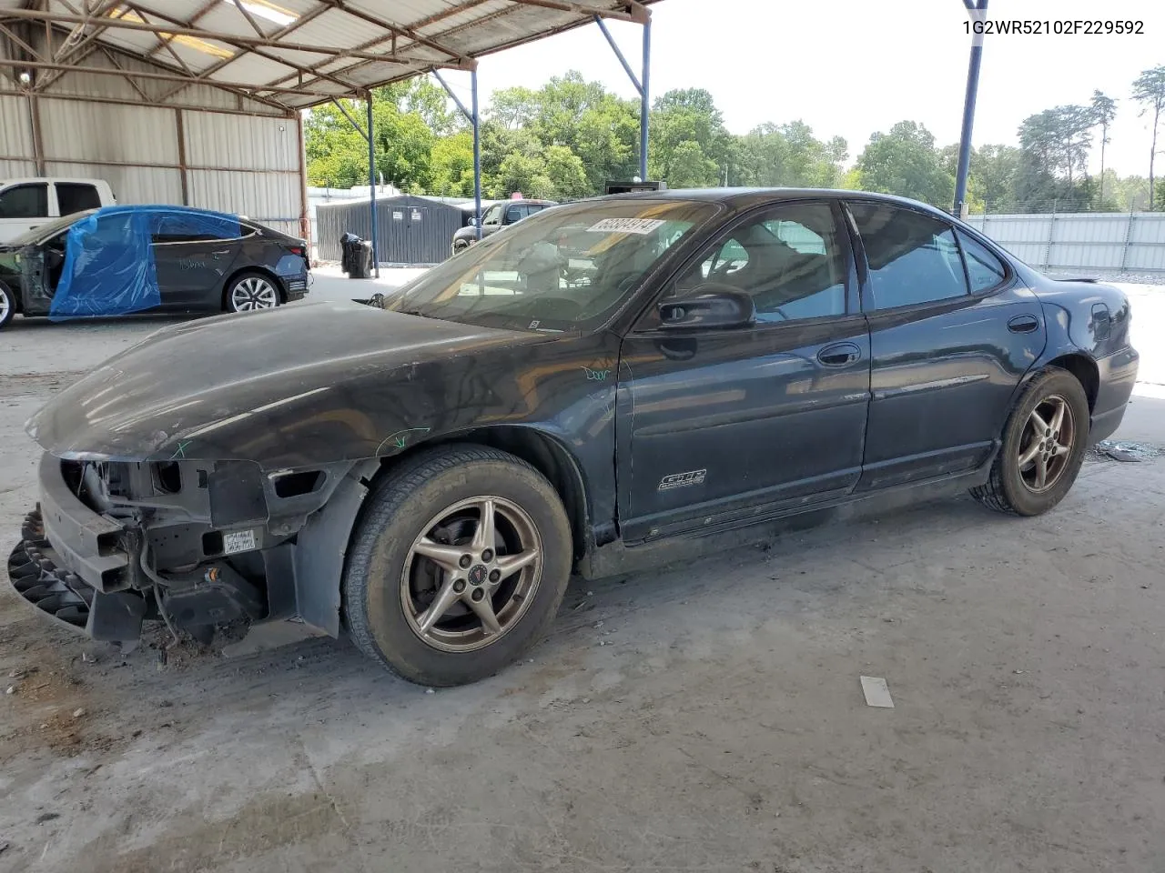 2002 Pontiac Grand Prix Gtp VIN: 1G2WR52102F229592 Lot: 60304914