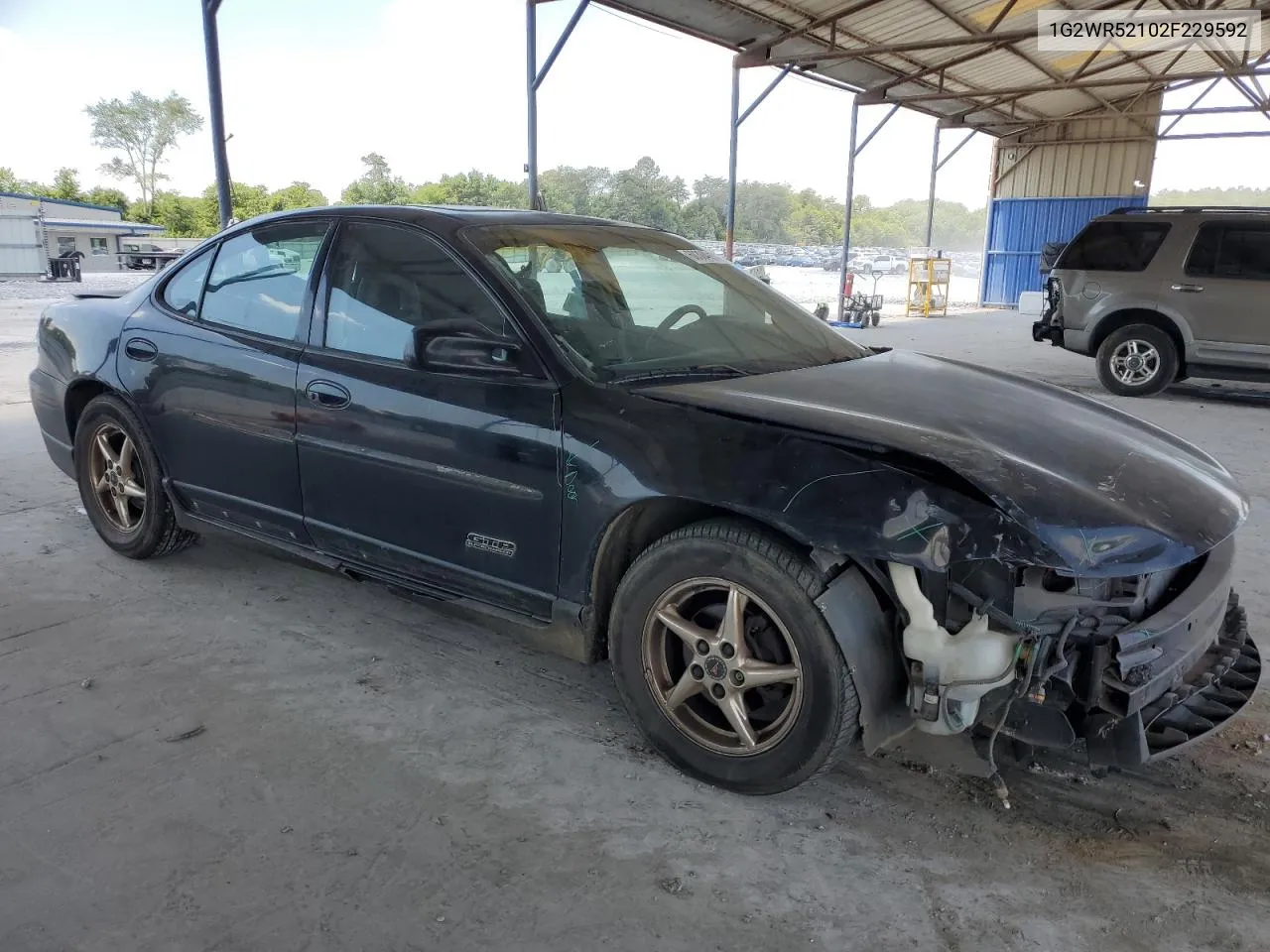 2002 Pontiac Grand Prix Gtp VIN: 1G2WR52102F229592 Lot: 60304914