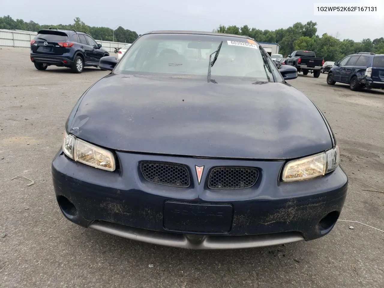 2002 Pontiac Grand Prix Gt VIN: 1G2WP52K62F167131 Lot: 60392654