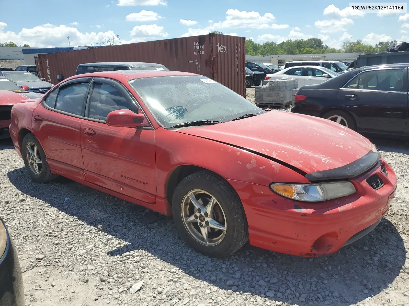 2002 Pontiac Grand Prix Gt VIN: 1G2WP52K12F141164 Lot: 62852084