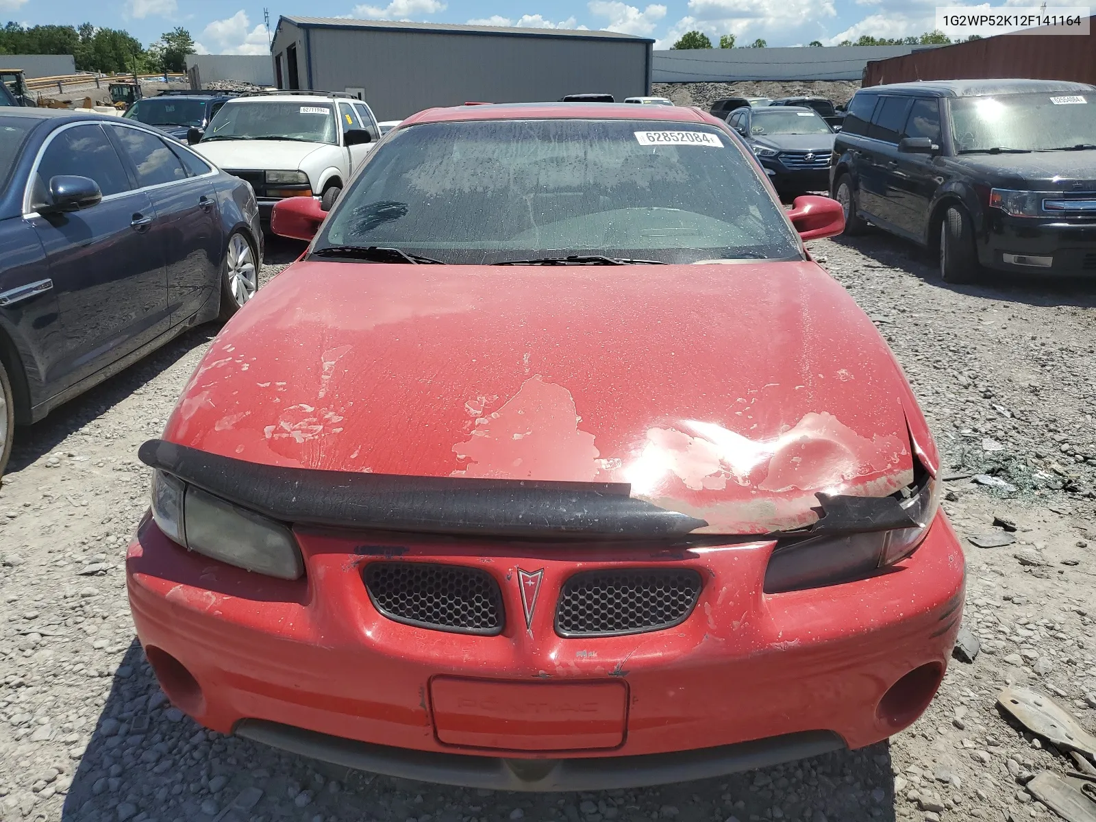 2002 Pontiac Grand Prix Gt VIN: 1G2WP52K12F141164 Lot: 62852084