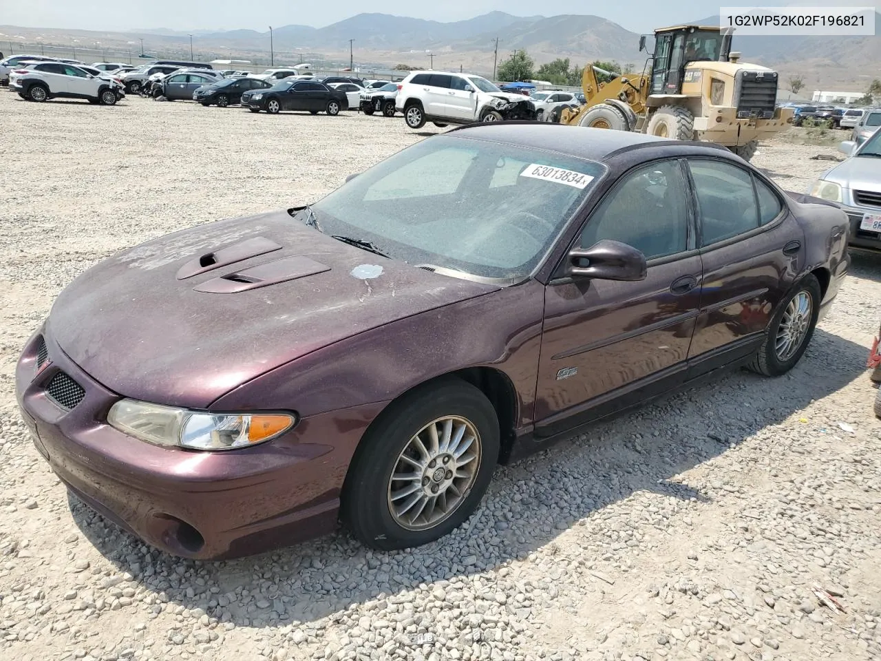 2002 Pontiac Grand Prix Gt VIN: 1G2WP52K02F196821 Lot: 63013834