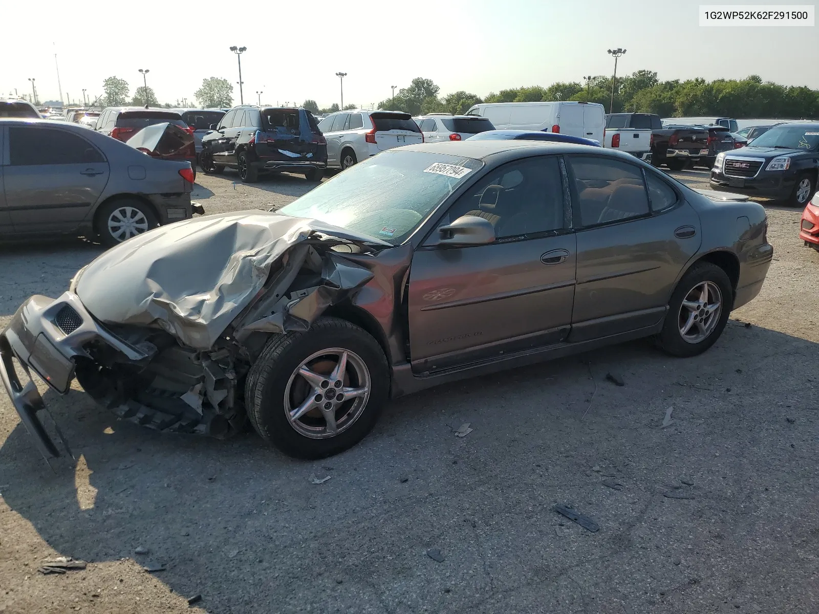 2002 Pontiac Grand Prix Gt VIN: 1G2WP52K62F291500 Lot: 65957094