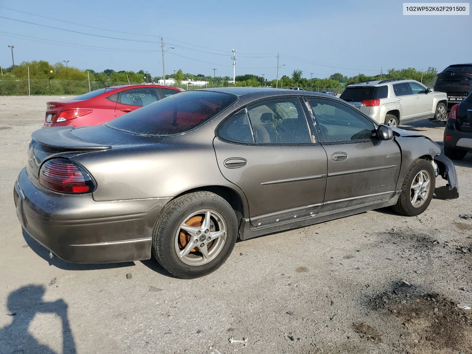 2002 Pontiac Grand Prix Gt VIN: 1G2WP52K62F291500 Lot: 65957094