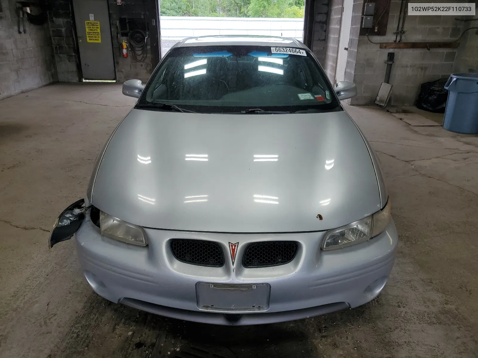 2002 Pontiac Grand Prix Gt VIN: 1G2WP52K22F110733 Lot: 66324664