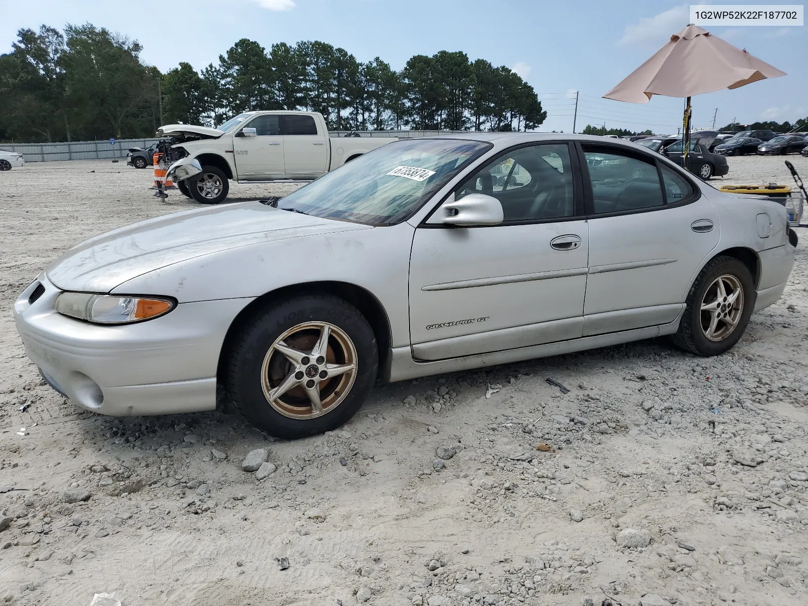 2002 Pontiac Grand Prix Gt VIN: 1G2WP52K22F187702 Lot: 67353874