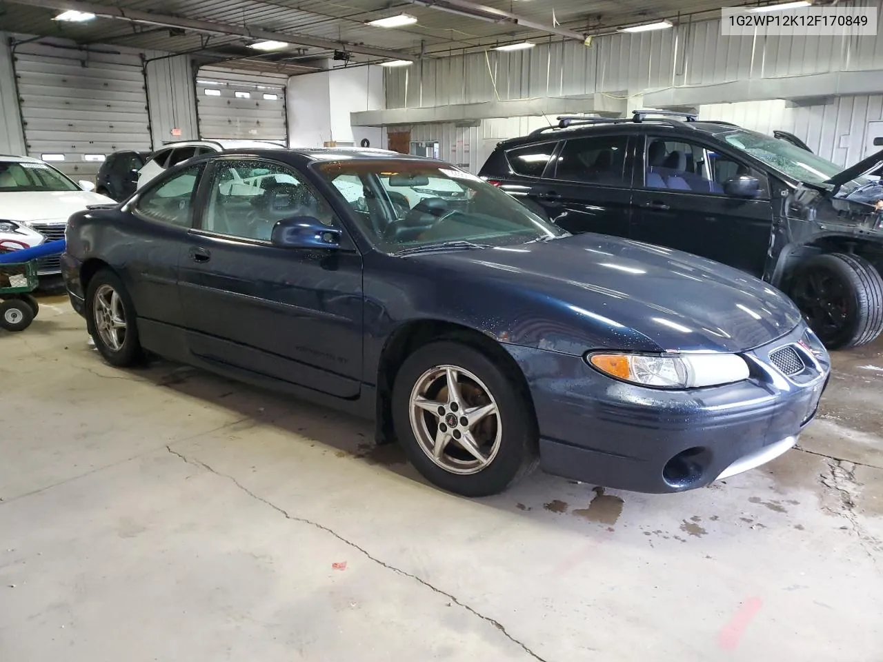 2002 Pontiac Grand Prix Gt VIN: 1G2WP12K12F170849 Lot: 72236204