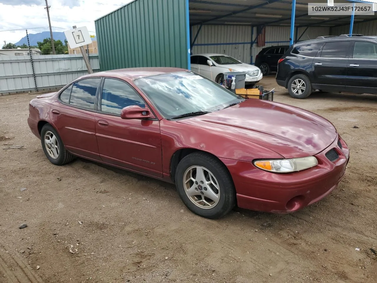 1G2WK52J43F172657 2003 Pontiac Grand Prix Se