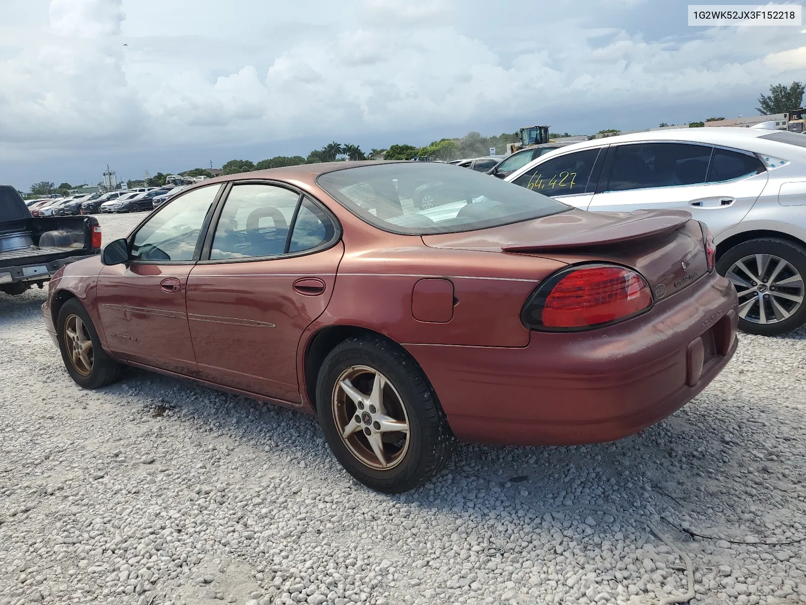 2003 Pontiac Grand Prix Se VIN: 1G2WK52JX3F152218 Lot: 63880734