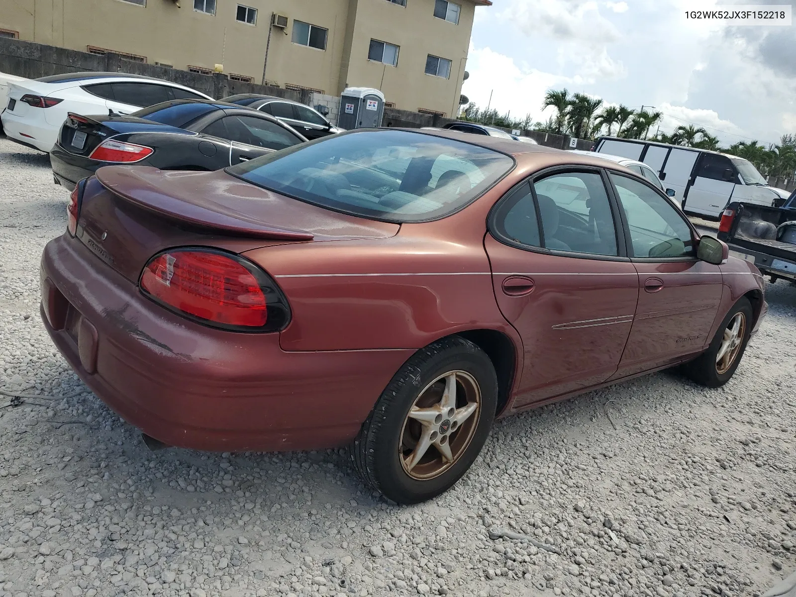 2003 Pontiac Grand Prix Se VIN: 1G2WK52JX3F152218 Lot: 63880734