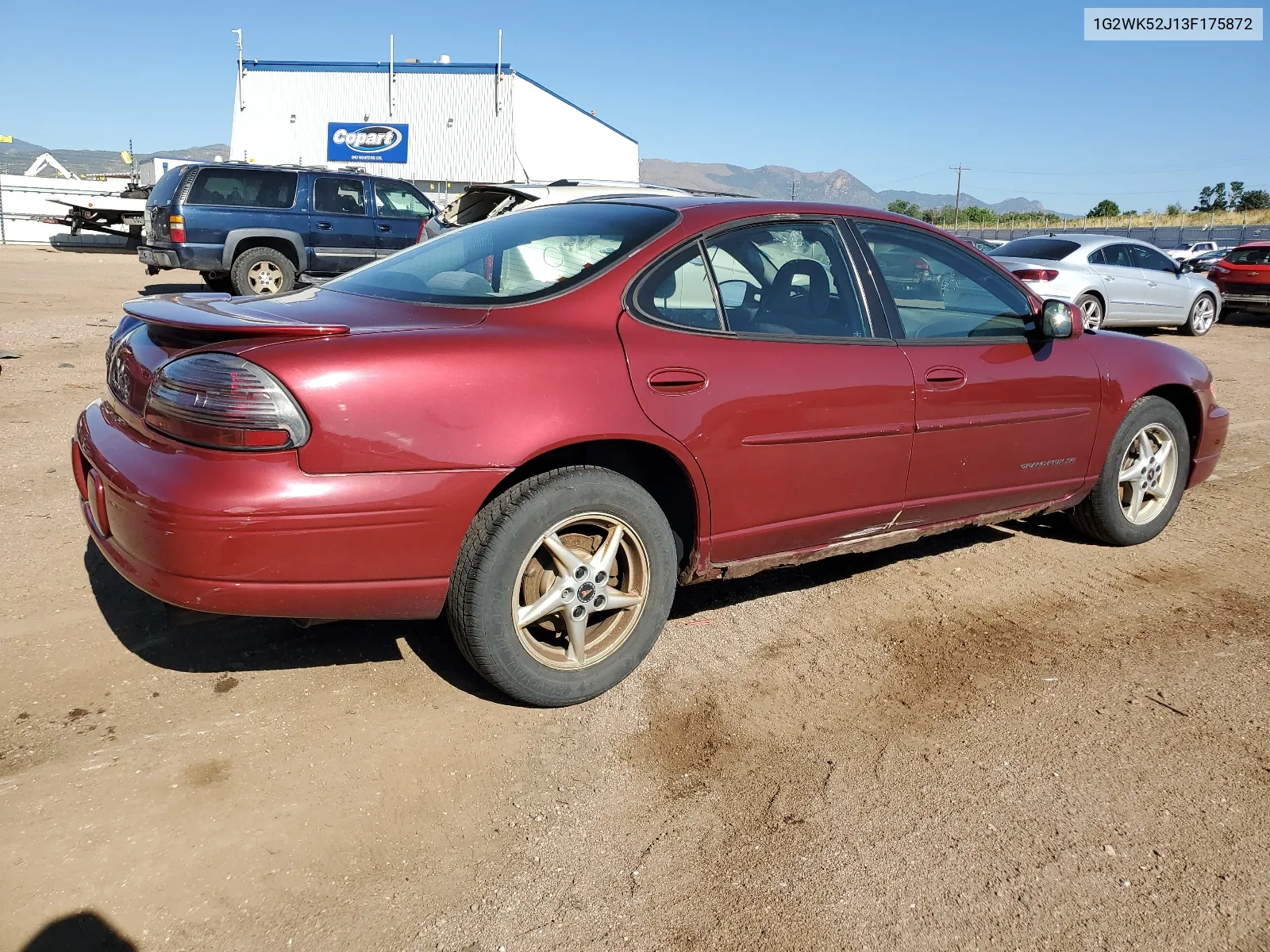 2003 Pontiac Grand Prix Se VIN: 1G2WK52J13F175872 Lot: 65176714