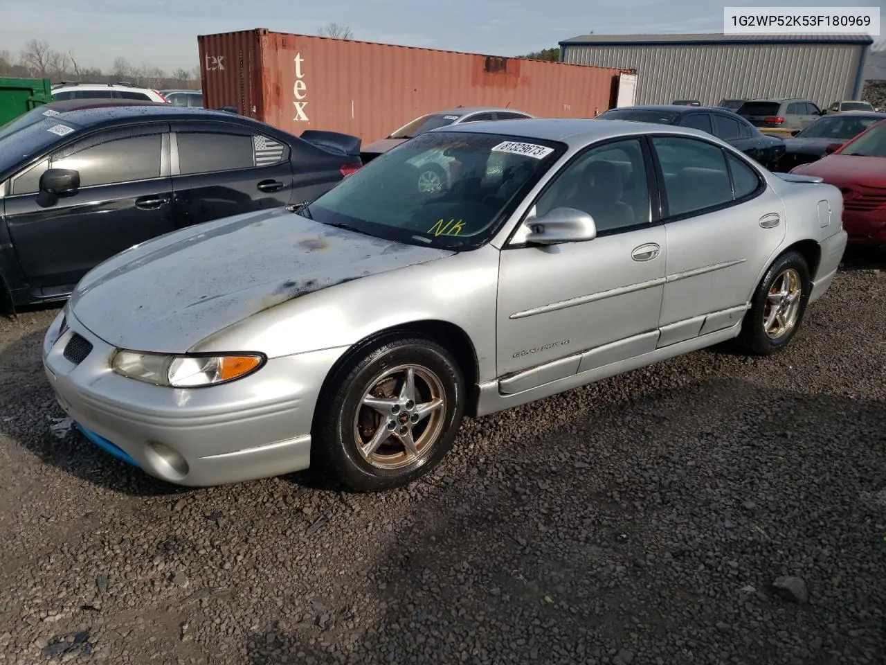 2003 Pontiac Grand Prix Gt VIN: 1G2WP52K53F180969 Lot: 81329673