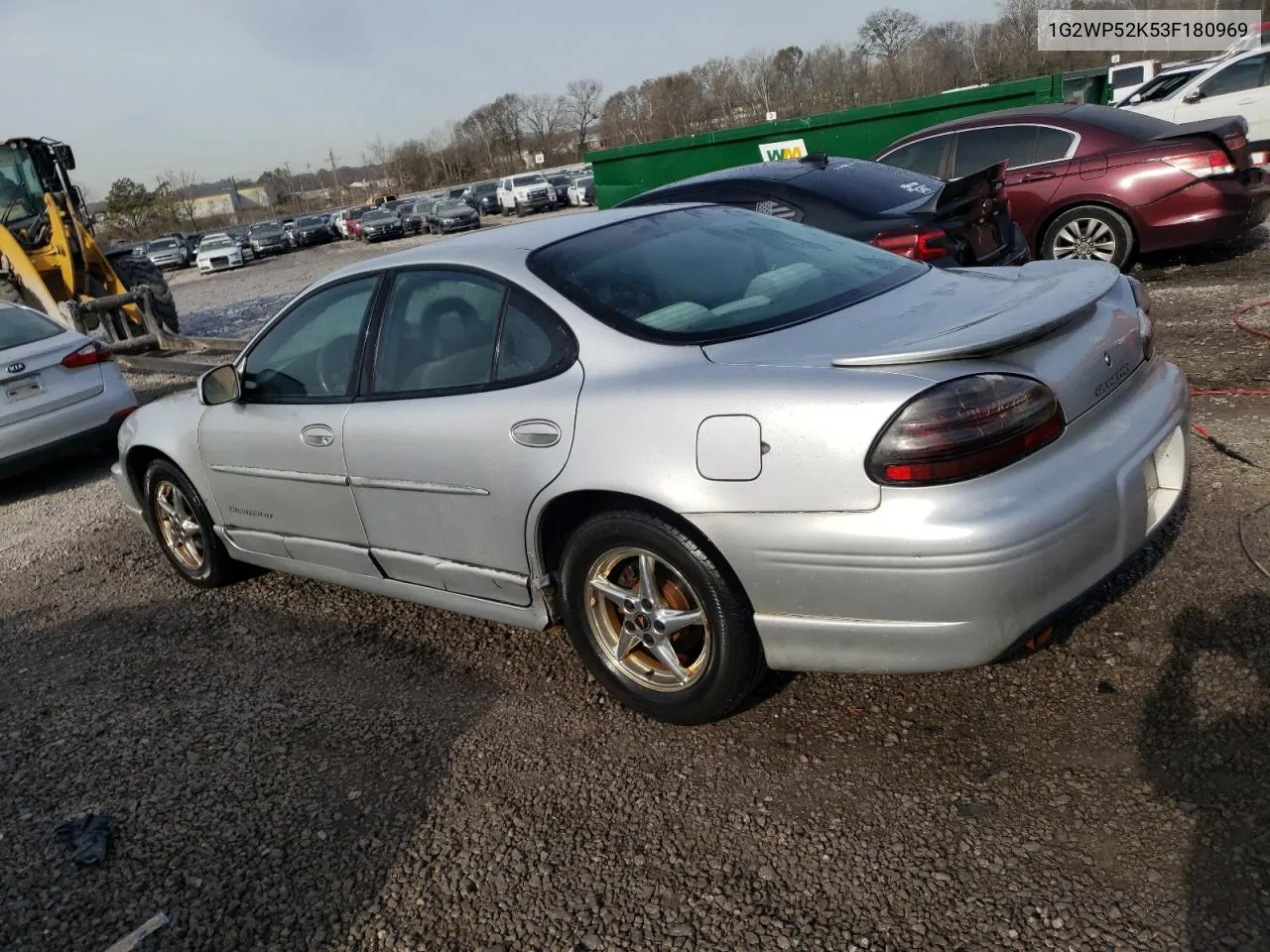 2003 Pontiac Grand Prix Gt VIN: 1G2WP52K53F180969 Lot: 81329673