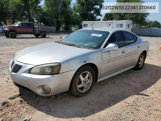 2G2WS522341310660 2004 Pontiac Grand Prix Gt2