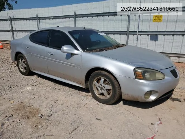 2004 Pontiac Grand Prix Gt2 VIN: 2G2WS522341310660 Lot: 40959614