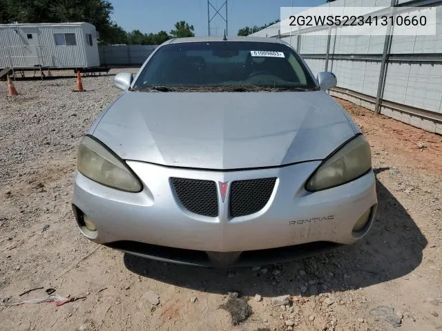 2G2WS522341310660 2004 Pontiac Grand Prix Gt2