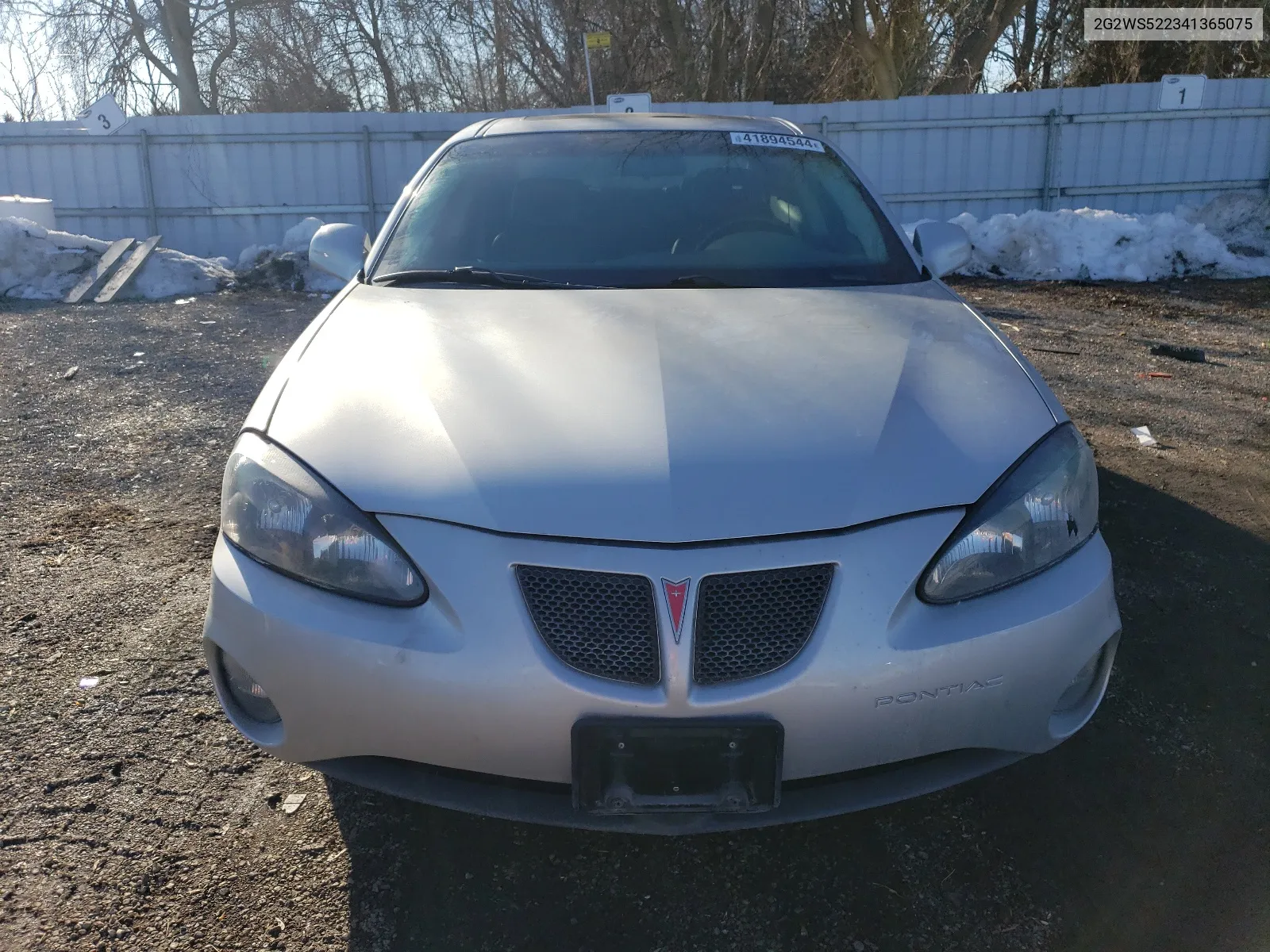 2004 Pontiac Grand Prix Gt2 VIN: 2G2WS522341365075 Lot: 41894544