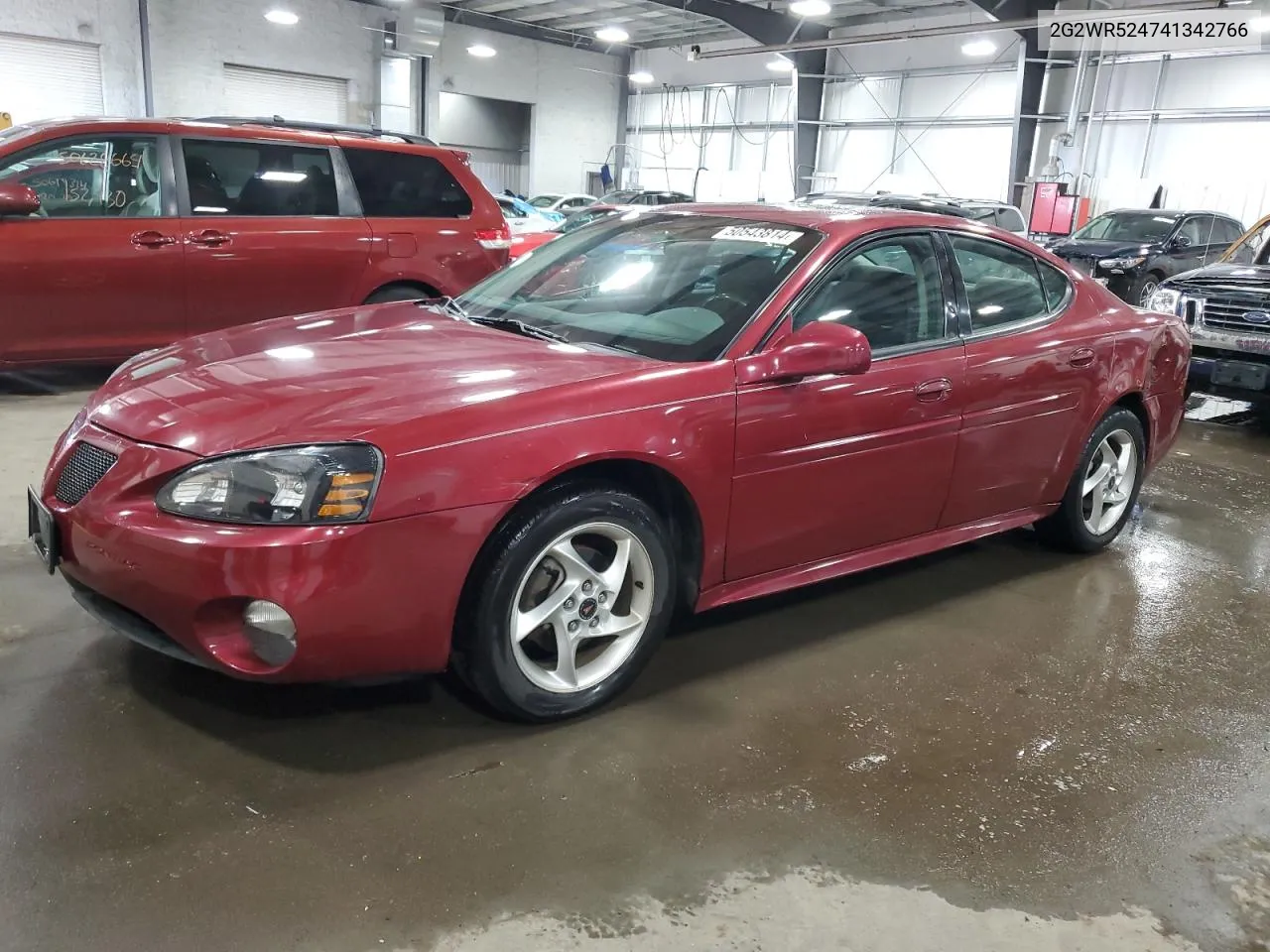 2004 Pontiac Grand Prix Gtp VIN: 2G2WR524741342766 Lot: 50543814