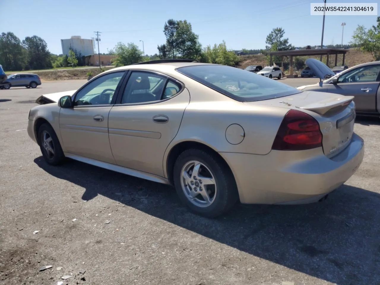 2004 Pontiac Grand Prix Gt2 VIN: 2G2WS542241304619 Lot: 52465264