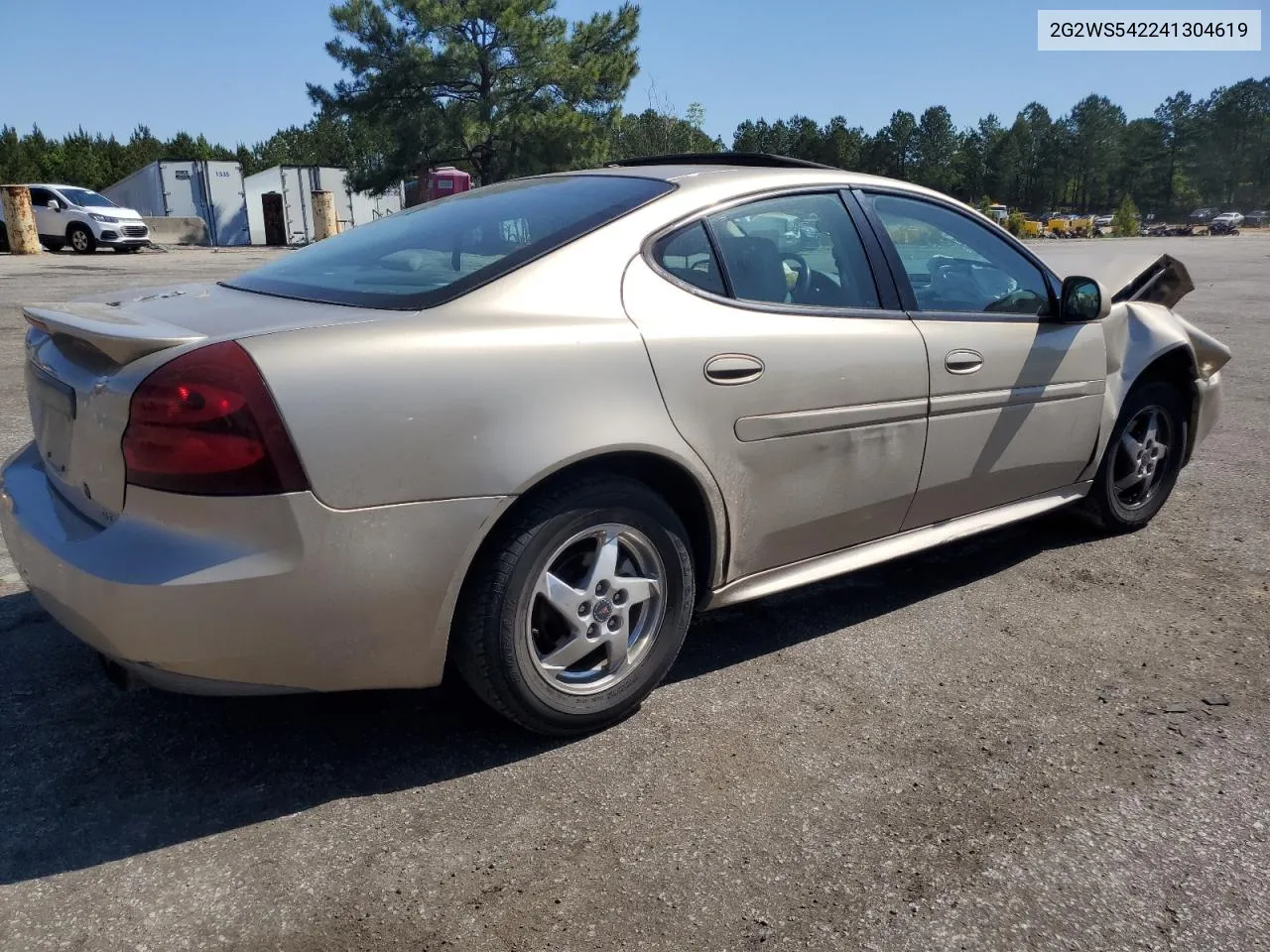 2004 Pontiac Grand Prix Gt2 VIN: 2G2WS542241304619 Lot: 52465264