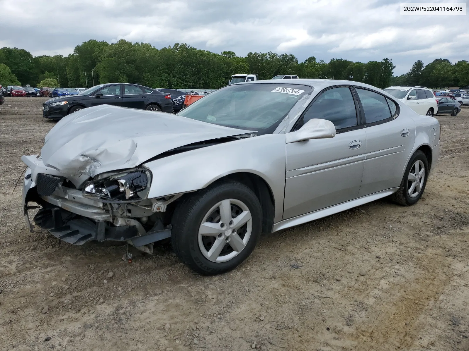 2004 Pontiac Grand Prix Gt VIN: 2G2WP522041164798 Lot: 52587264