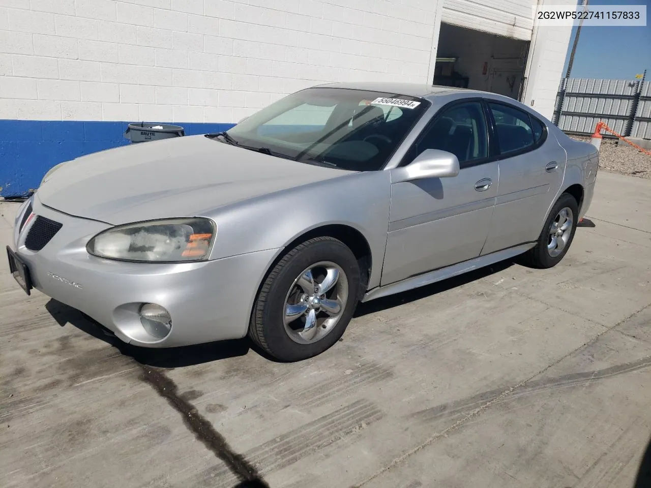 2004 Pontiac Grand Prix Gt VIN: 2G2WP522741157833 Lot: 55046994