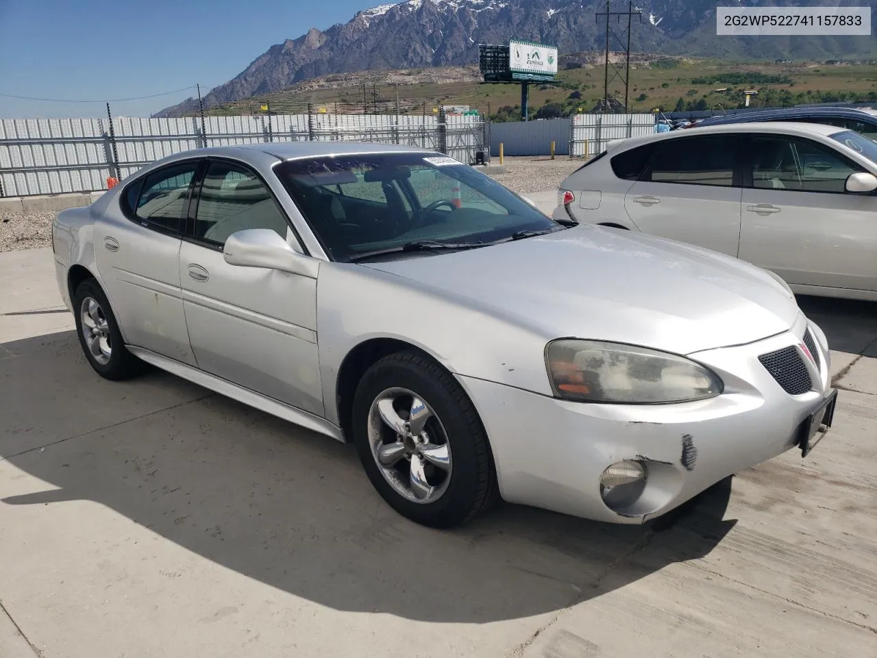 2004 Pontiac Grand Prix Gt VIN: 2G2WP522741157833 Lot: 55046994