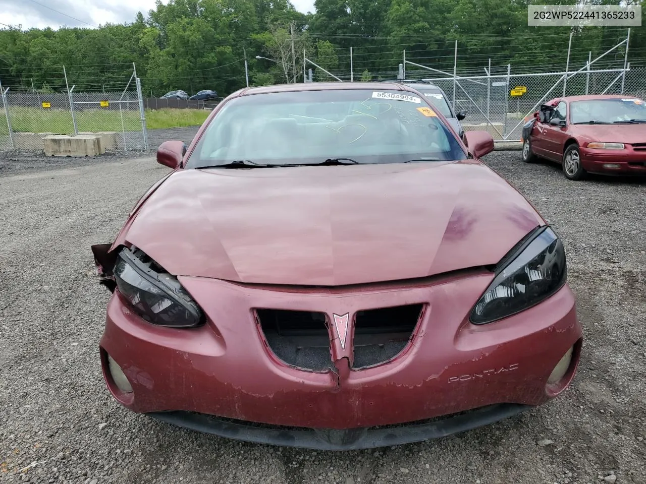 2004 Pontiac Grand Prix Gt VIN: 2G2WP522441365233 Lot: 55304994