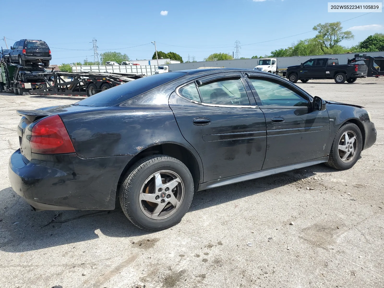 2004 Pontiac Grand Prix Gt2 VIN: 2G2WS522341105839 Lot: 56141424