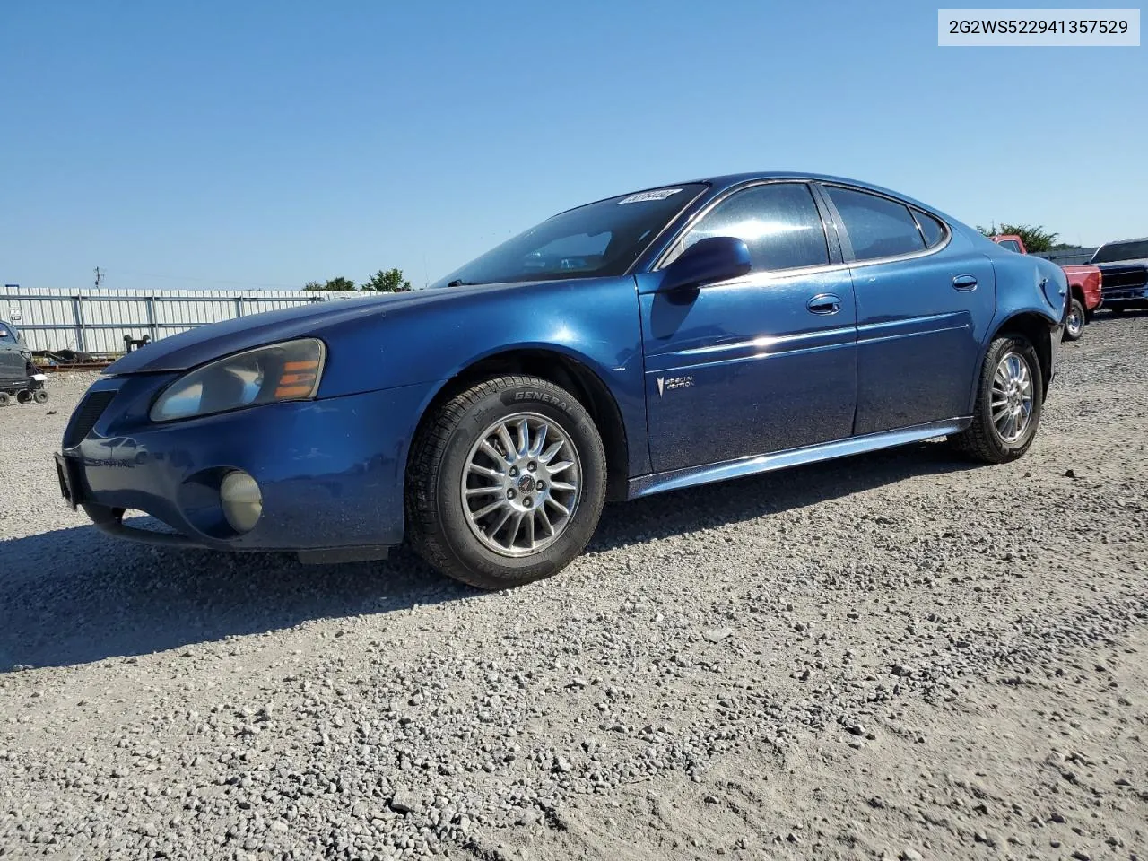 2004 Pontiac Grand Prix Gt2 VIN: 2G2WS522941357529 Lot: 58764494