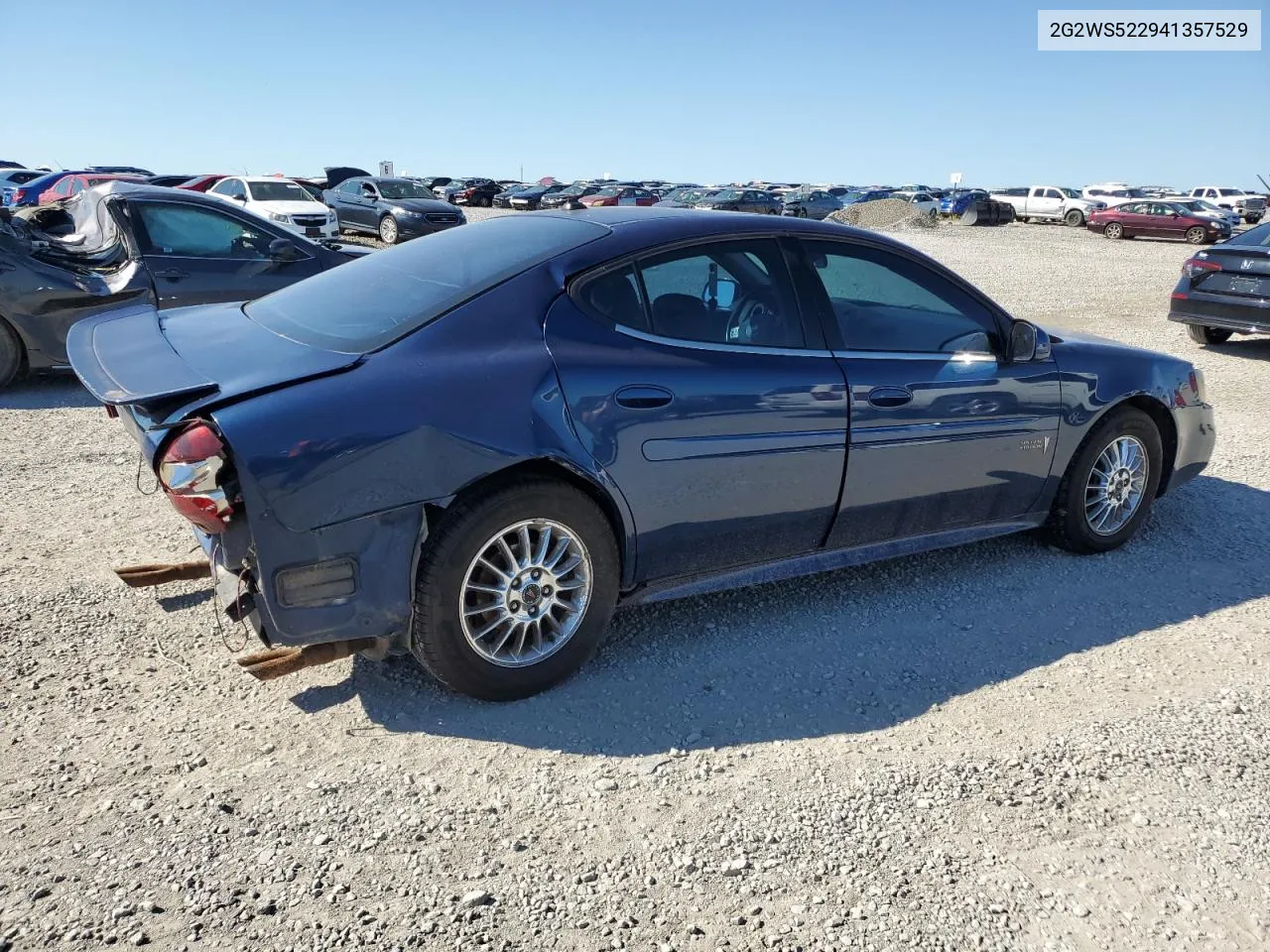 2004 Pontiac Grand Prix Gt2 VIN: 2G2WS522941357529 Lot: 58764494