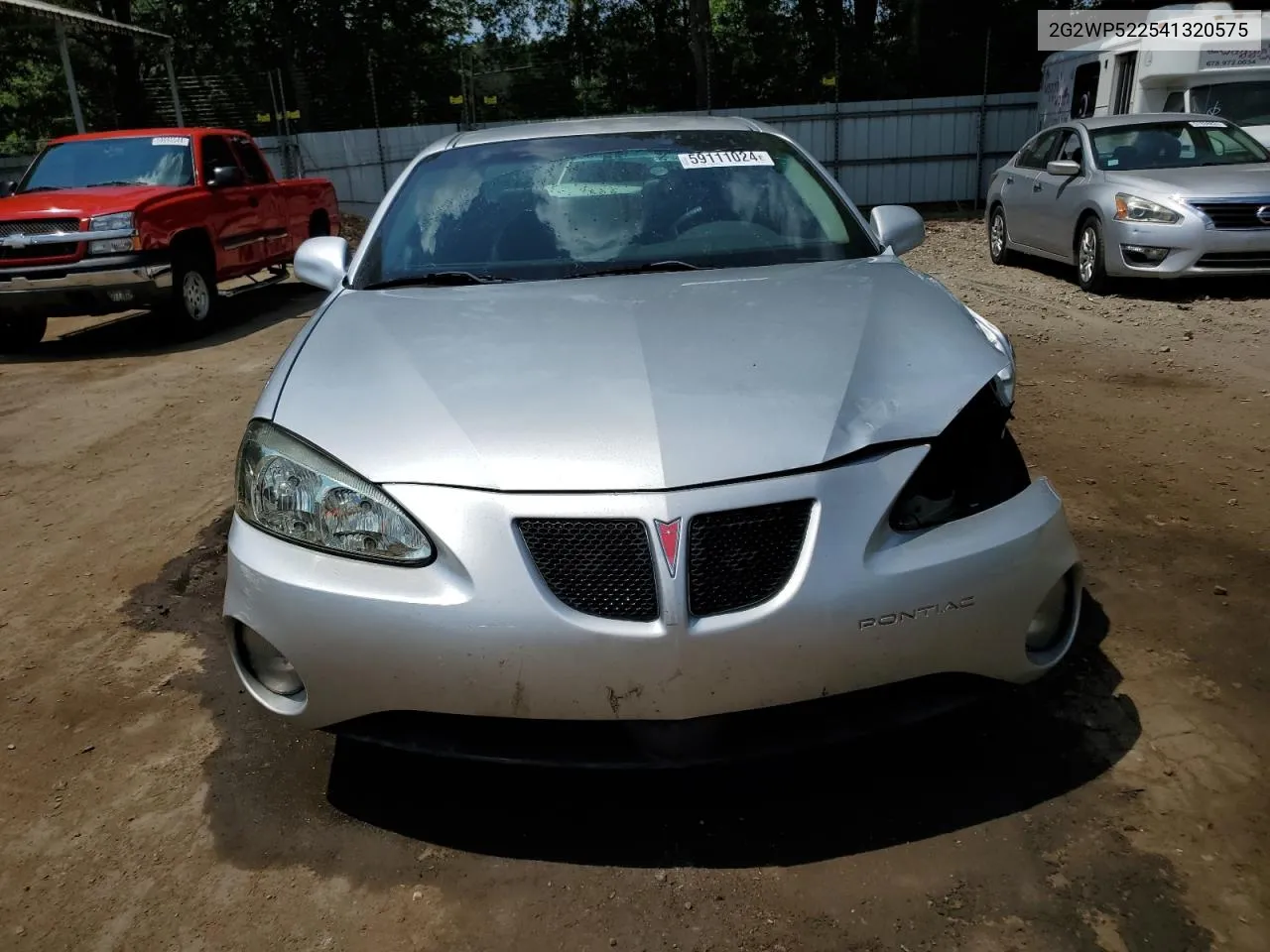 2004 Pontiac Grand Prix Gt VIN: 2G2WP522541320575 Lot: 59111024