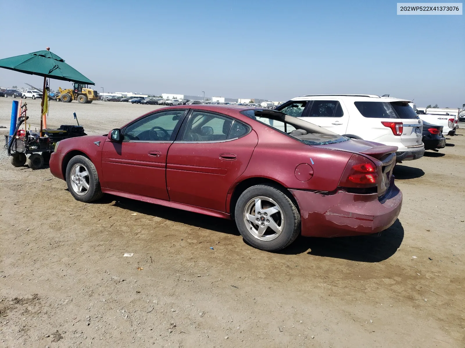 2004 Pontiac Grand Prix Gt VIN: 2G2WP522X41373076 Lot: 60691664