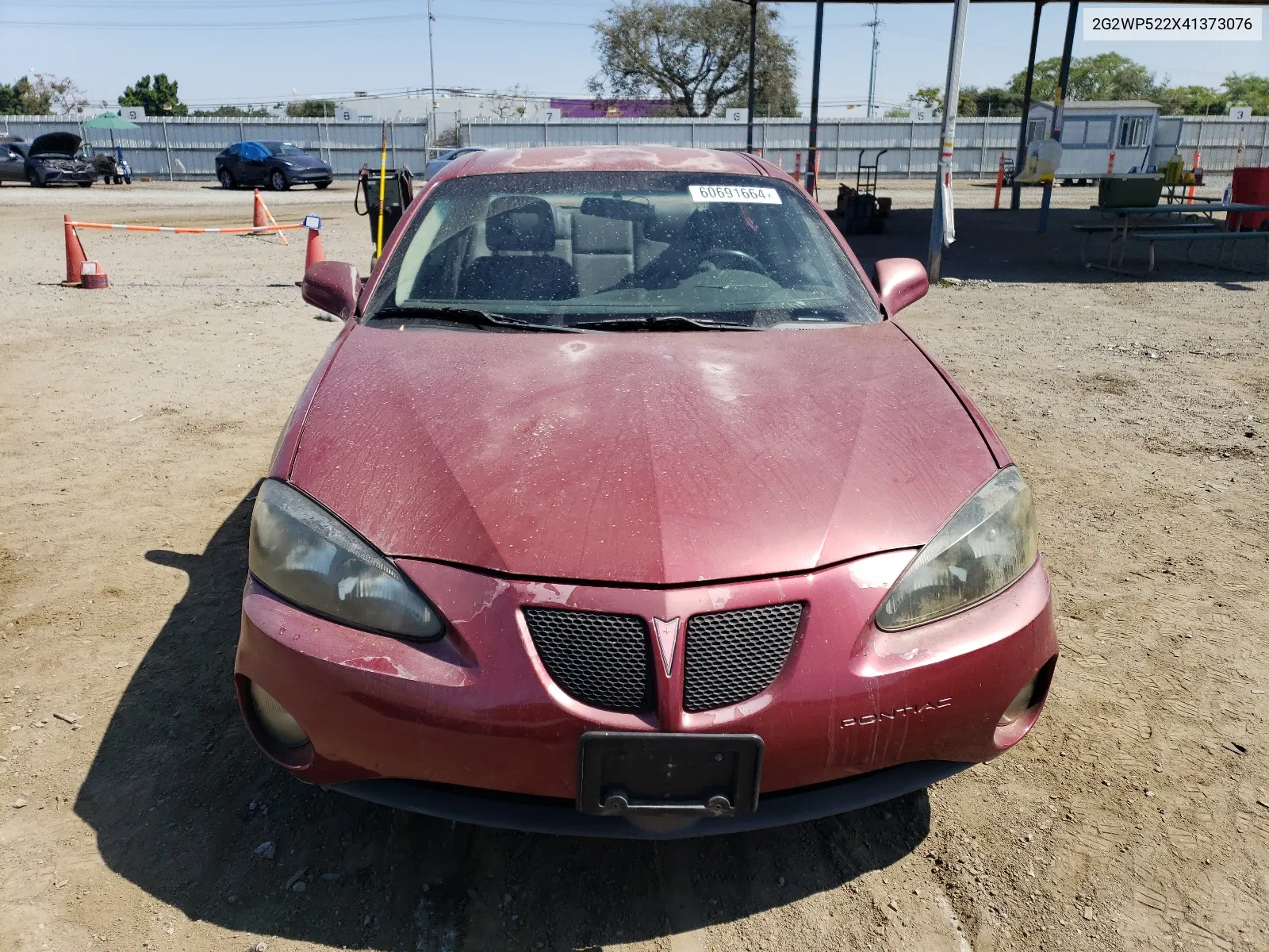 2004 Pontiac Grand Prix Gt VIN: 2G2WP522X41373076 Lot: 60691664